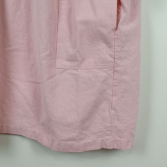 Pomander Place Tuckernuck Fallon Dress in Salmon Linen Blend Size Large - Picture 6 of 12